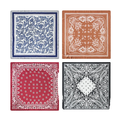 Custom 6A Mulberry Silk Geometric Scarf with Digital Print | 1-Piece MOQ & 7-Day Lead Time