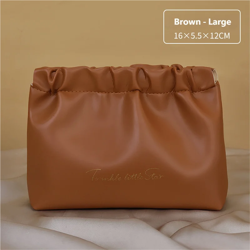 Custom PU Leather Cosmetic Bags | Open Top | 30-Day Lead