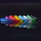 Custom Silicone Wristbands | Embossed | MOQ 100