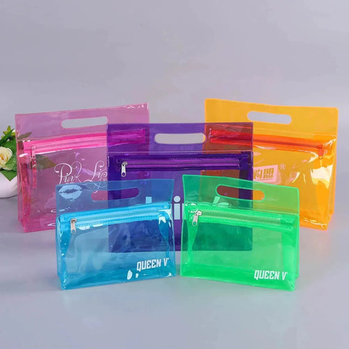 Custom Waterproof PVC Cosmetic Bag | Clear Makeup with Logo