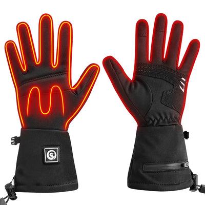 Custom Heated Cycling Gloves with Logo | Rechargeable Battery Warm