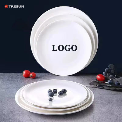 Custom Porcelain Plates | 24 MOQ | Dishwasher/Microwave Safe