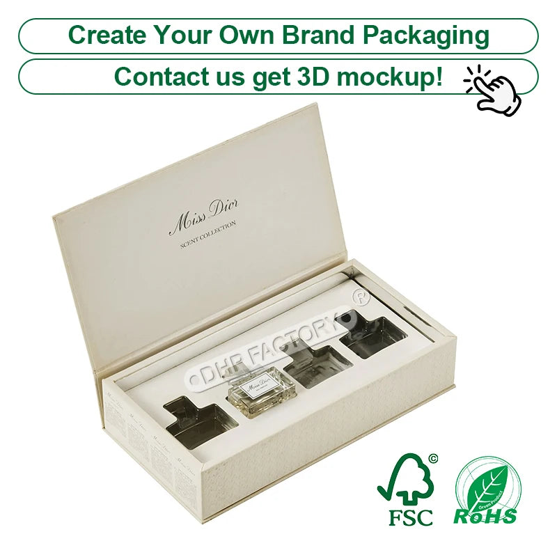 Custom Rigid Magnetic Box with Matte Black Finish | Luxury Packaging OEM Wholesale
