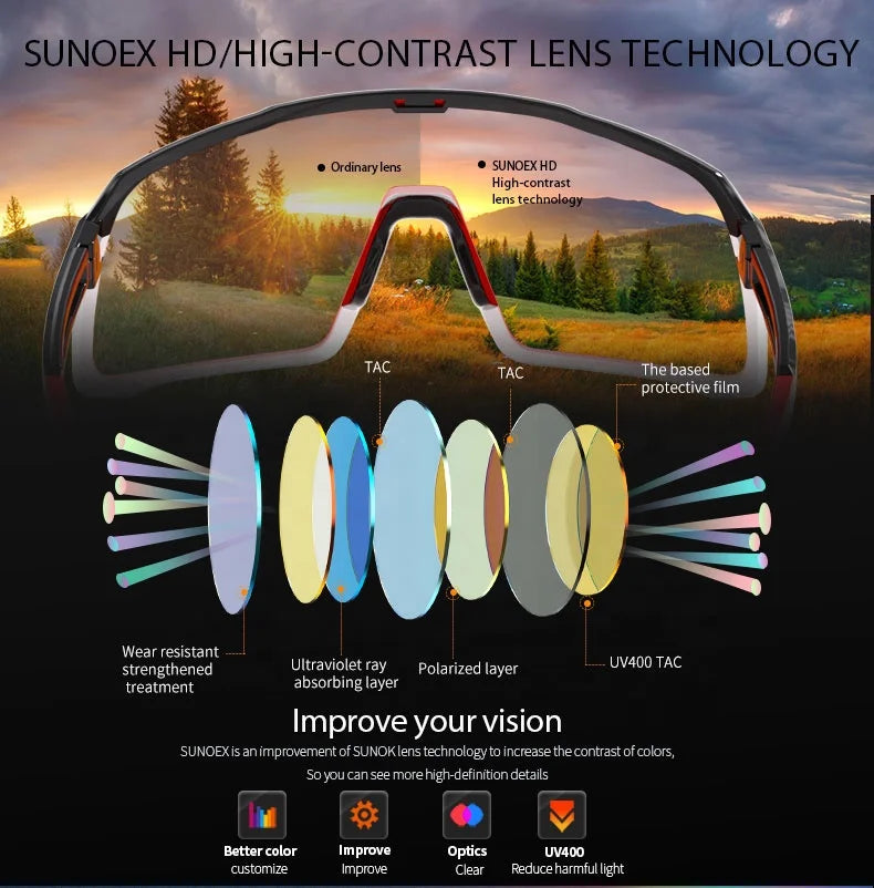 Custom Polarized Sport Sunglasses with Logo | MOQ 1 Pair