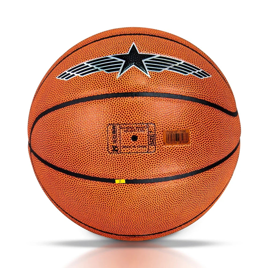 Custom PU Leather Basketballs: 50 MOQ, 7-Day Lead, 600-650g | Size 7 Indoor/Outdoor Team Balls