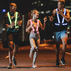 High-Vis Reflective Safety Belt | R>330 cd/lx.m2 | Adjustable Elastic | 1 MOQ | Custom Logo