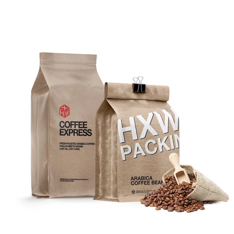 Biodegradable Coffee Pouch | Aluminum Foil Stand-Up Bag with Valve