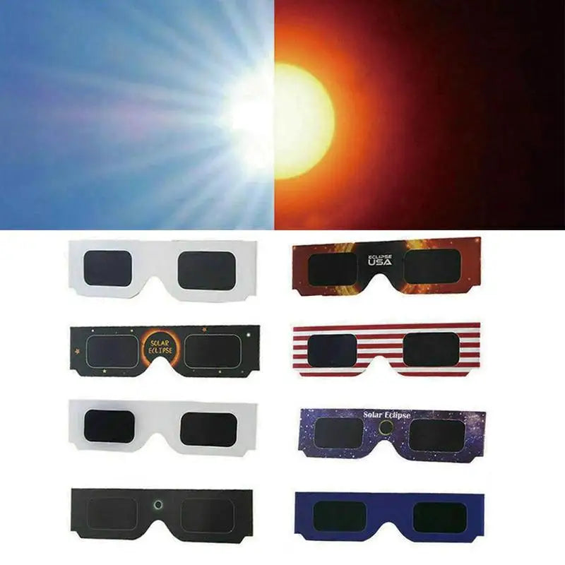 Custom Solar Eclipse Glasses | CE ISO AAS Certified | 1,000 Pcs MOQ