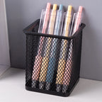 Custom ABS Square Pen Holder 7.5x7.5x9.5cm | Desk Organizer | Bulk Logo