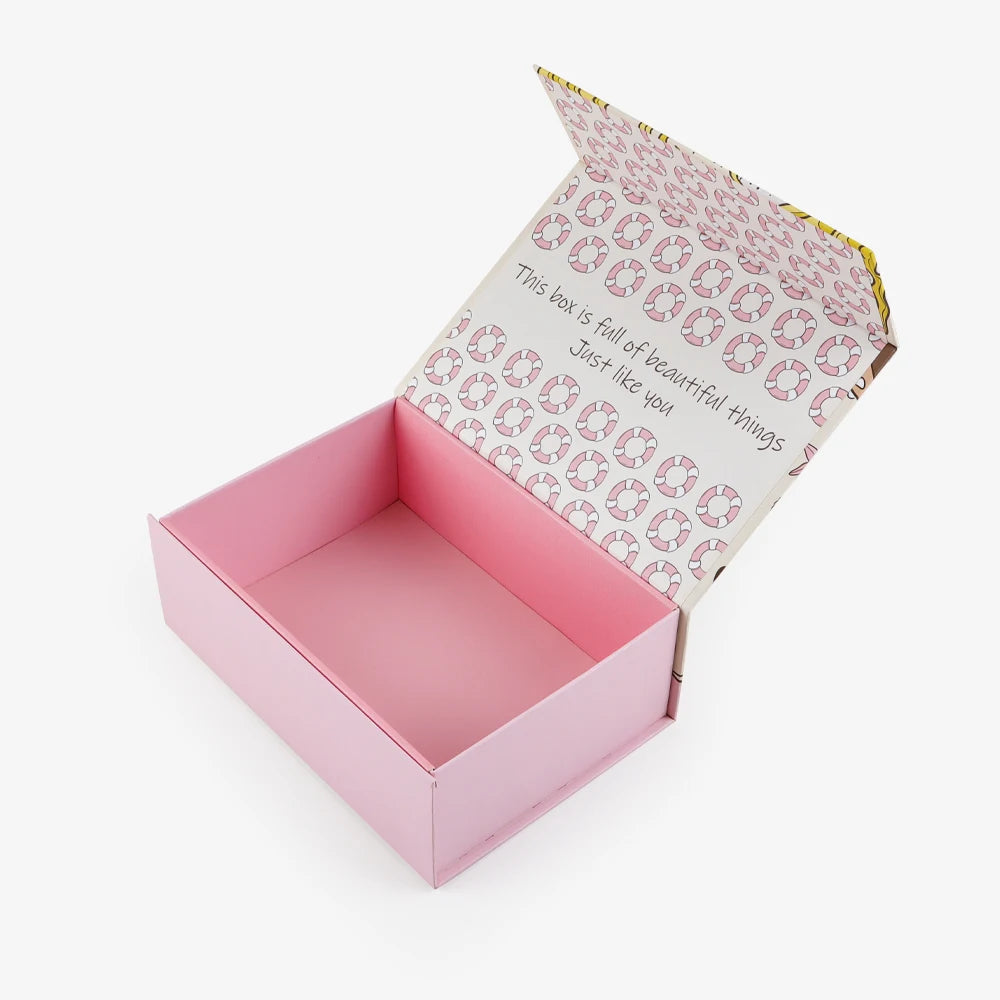 Custom Luxury Rigid Gift Box with Magnetic Closure | 500 MOQ, Matte Finish, Recycled