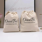 Organic Cotton Drawstring Bags Wholesale | Custom Logo Sustainable Packaging