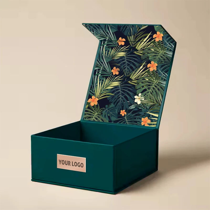 Custom Rigid Magnetic Gift Box with Logo | Bulk MOQ 100
