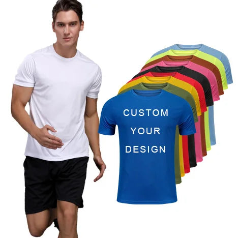 Wholesale Custom High Quality Men’s Blank Polyester T-Shirts for Sublimation Printing (Custom Ready)