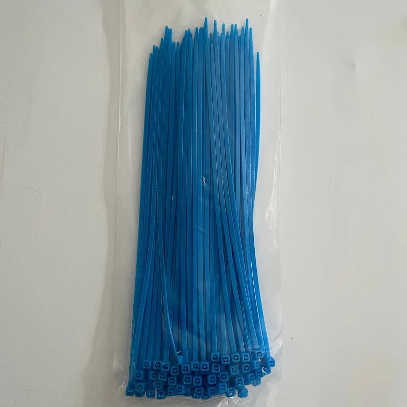 8 Inch Self-Locking Nylon Cable Tie 200mm x 2.7mm | CE/RoHS, UL94V-2, 8kg Tensile Strength