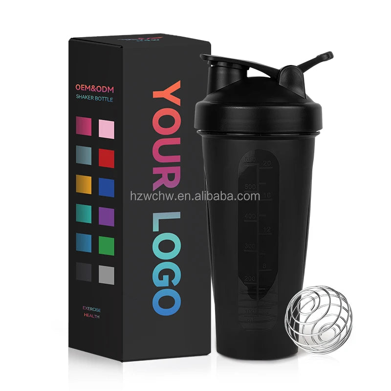 Custom BPA Free Shaker Bottle with Logo | Bulk MOQ 100