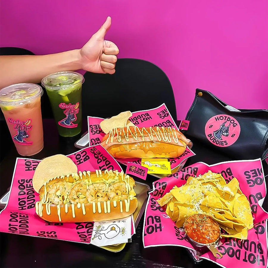 Custom Greaseproof Wrapping Paper Food Grade | PE Coated, 10,000 MOQ, Full Color Print