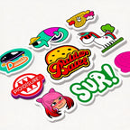 Custom Vinyl Die Cut Stickers with Logo | MOQ 100 Pcs