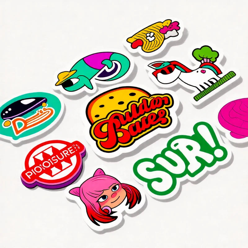 Custom Vinyl Die Cut Stickers with Logo | MOQ 100 Pcs