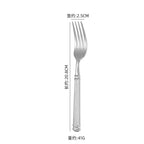 Roman Pillar Flatware Set | Nordic Gold | CE LFGB SGS | 100 MOQ