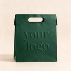 Custom Luxury Embossed Paper Bags | Gold Stamping Shopping Bags | Bulk