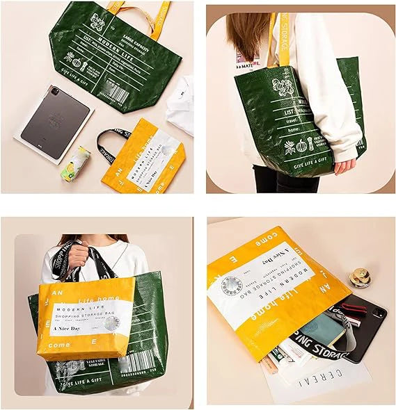Custom PP Woven Tote Bag with Logo | 1,000 MOQ | Waterproof