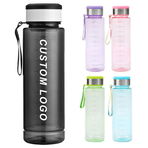 Custom BPA-Free Water Bottles 1000ml | 100 MOQ Sports Team Hydration