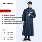 Custom Reflective Motorcycle Raincoat | 500 Pcs MOQ Heavy-Duty Oxford Cloth