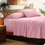 100% Organic Cotton Bed Sheets | 300 Thread Count | 4-Piece Set | Custom Size | Grade A
