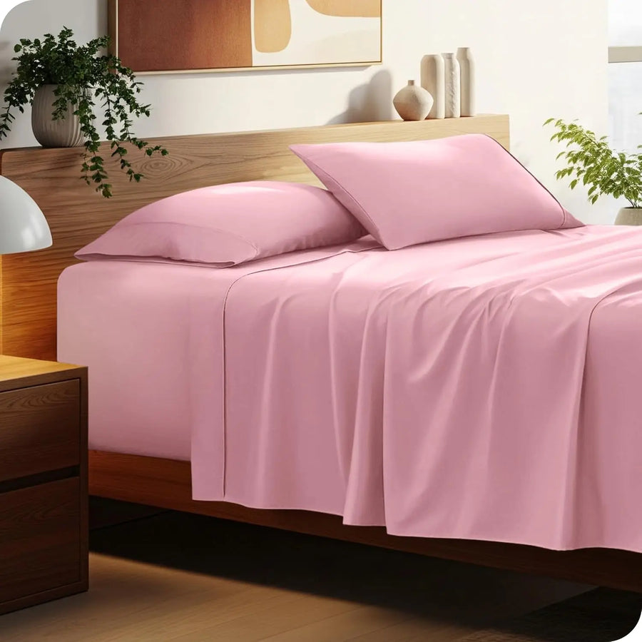 100% Organic Cotton Bed Sheets | 300 Thread Count | 4-Piece Set | Custom Size | Grade A