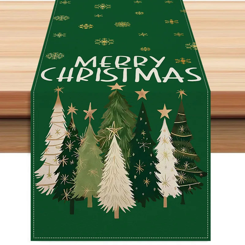 Christmas Linen Runners | Custom Printed | 7-Day Lead Time