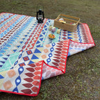 Custom Outdoor Picnic Rug with Logo | Foldable Waterproof Mat MOQ 1