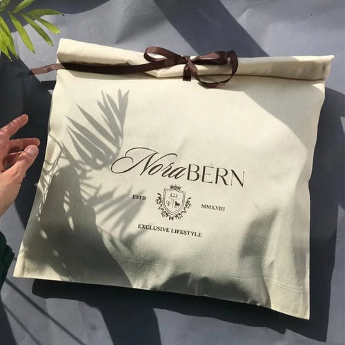 Custom Cotton Drawstring Dust Bags | Eco-Friendly | MOQ 100