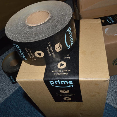 Custom Reinforced Kraft Packing Tape with Logo | 500 MOQ, Fiberglass, High Strength