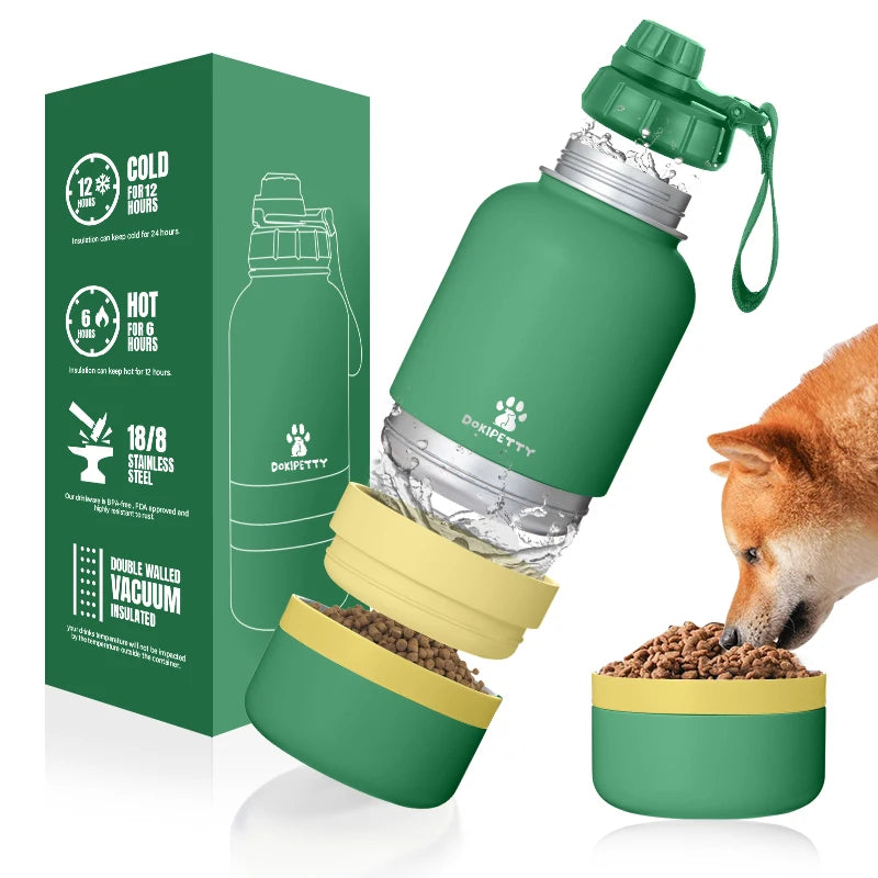 Custom Stainless Steel Pet Bottle | 32oz 3-in-1 | 600 MOQ | Free Sample