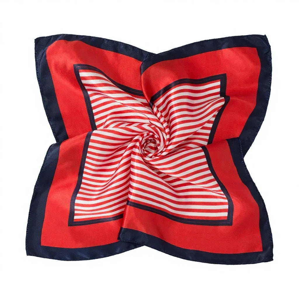Personalized Silk Satin Scarves | 2-Piece MOQ & 3-7 Day Lead Time | 46 Colors | OEM Manufacture