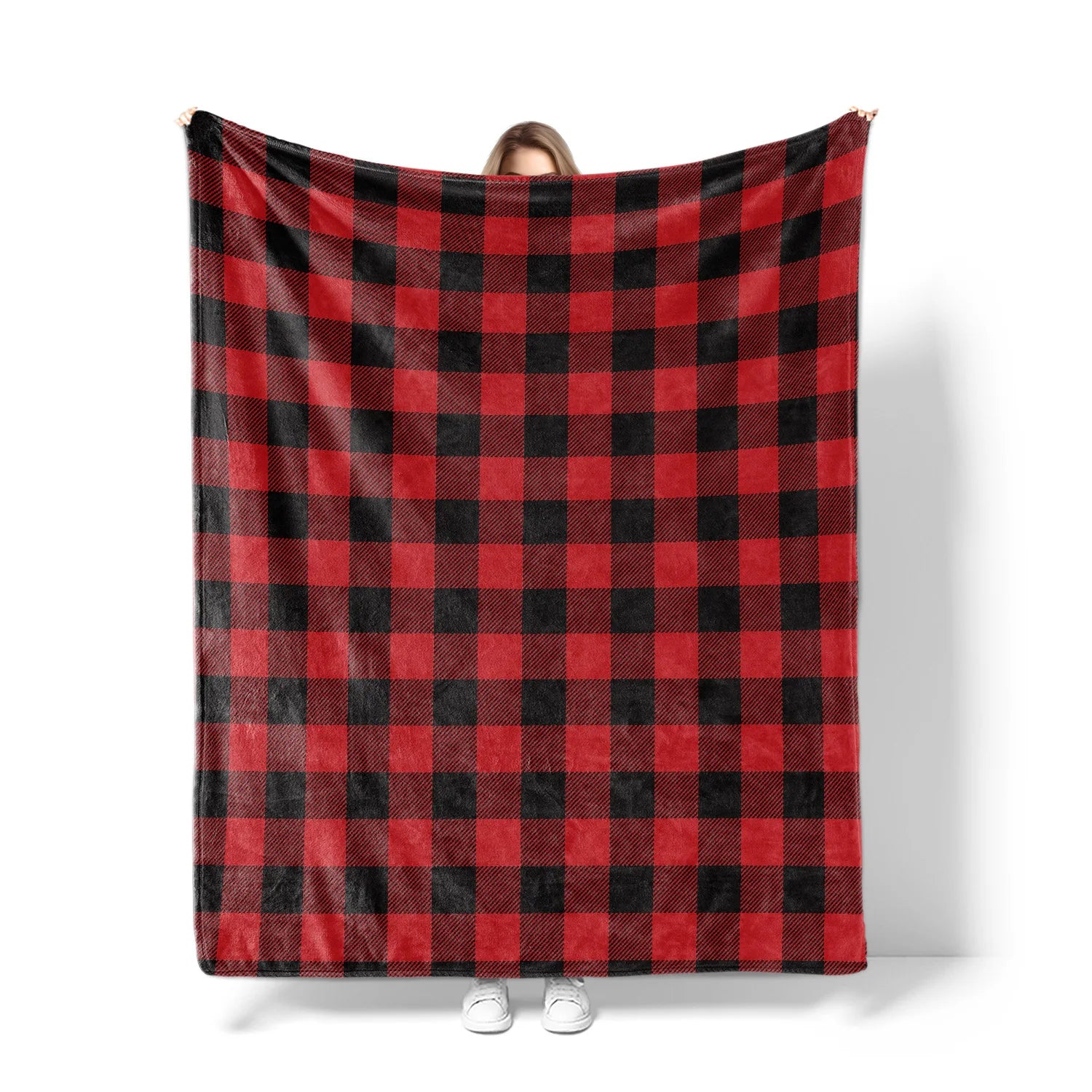 Custom Flannel Fleece Blanket | Recycled Polyester | Jacquard & Embroidery | MOQ 20 Pieces