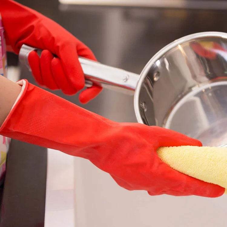 Custom Latex Dishwashing Gloves | 5,000 MOQ | 10-Day Lead