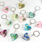 Custom Starfish Keychains: 12 MOQ, 15-Day Lead, 3D Resin | Real Shell Epoxy Keyrings for Gifts