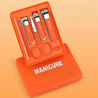 Custom Stainless Steel Manicure Set 5-Piece | Travel Grooming Kit | Bulk Logo
