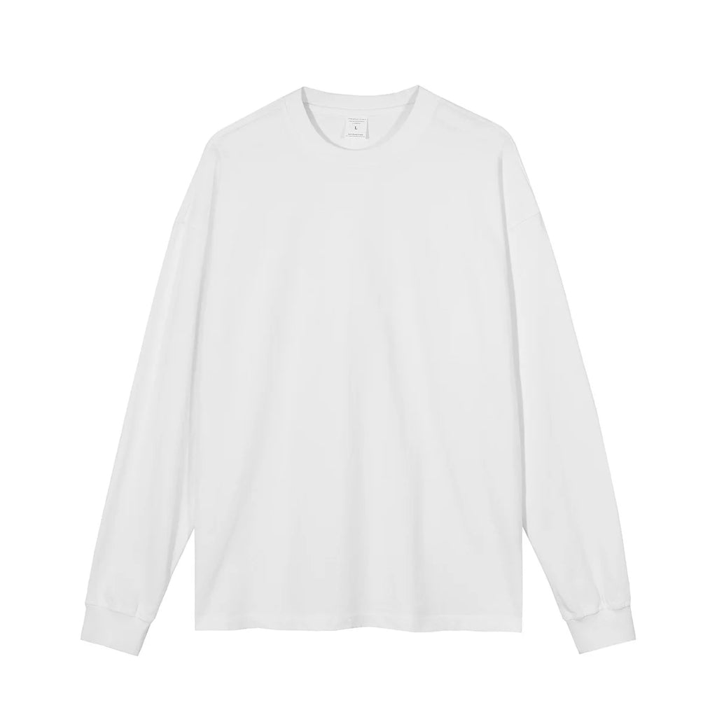 Oversized 310g Acid Washed Cotton Long Sleeve T-Shirt | Custom Printing | Vintage