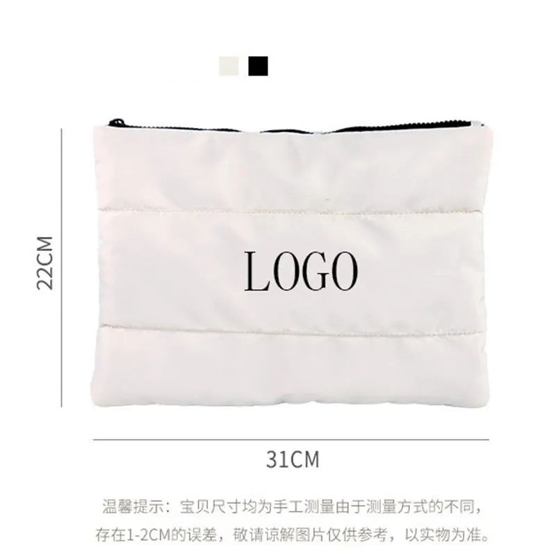 Custom Quilted Puffer Cosmetic Bags | 0.05 kg | MOQ 100