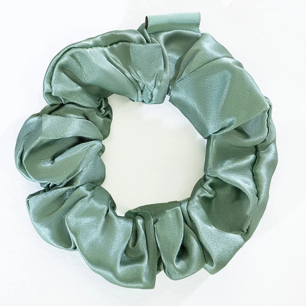 Custom Silk Scrunchies with Logo | Bulk MOQ 2 Pcs