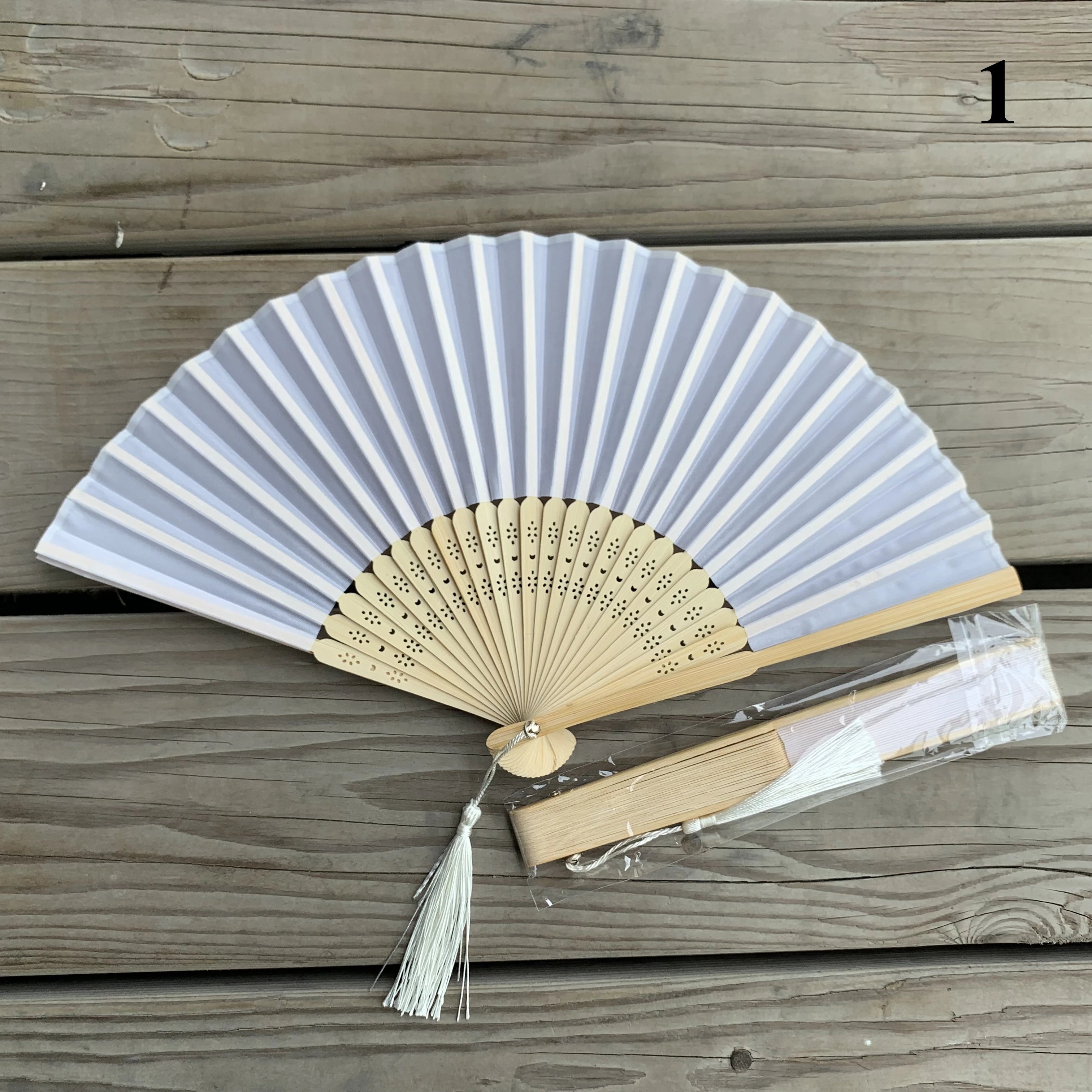 Custom Bamboo Hand Fans with Logo – 100 MOQ, 7-Day Lead