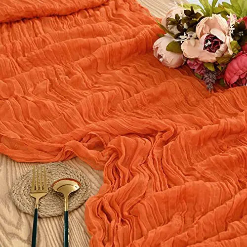 Cheesecloth Table Runners | OEKO-TEX | MOQ 1 | Luxury