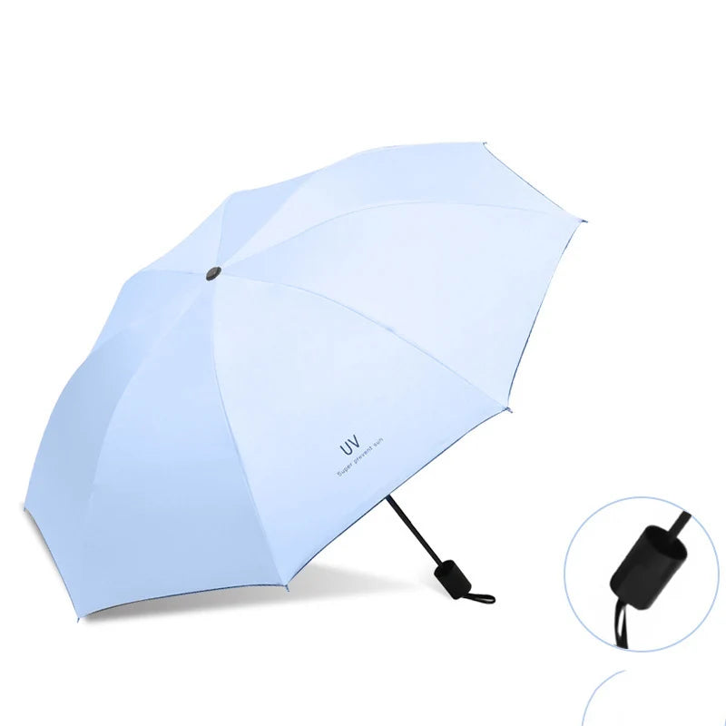Custom 190T Pongee Umbrella with Logo | 100 MOQ Fully Automatic