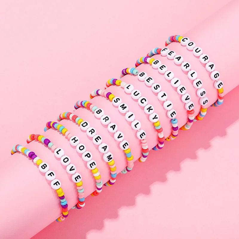 Custom Friendship Bracelets with Names | Low MOQ 12 | $0.10/piece