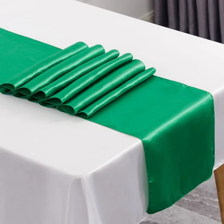 Satin Table Runners | 12×108 Inch | Stocked | MOQ 10