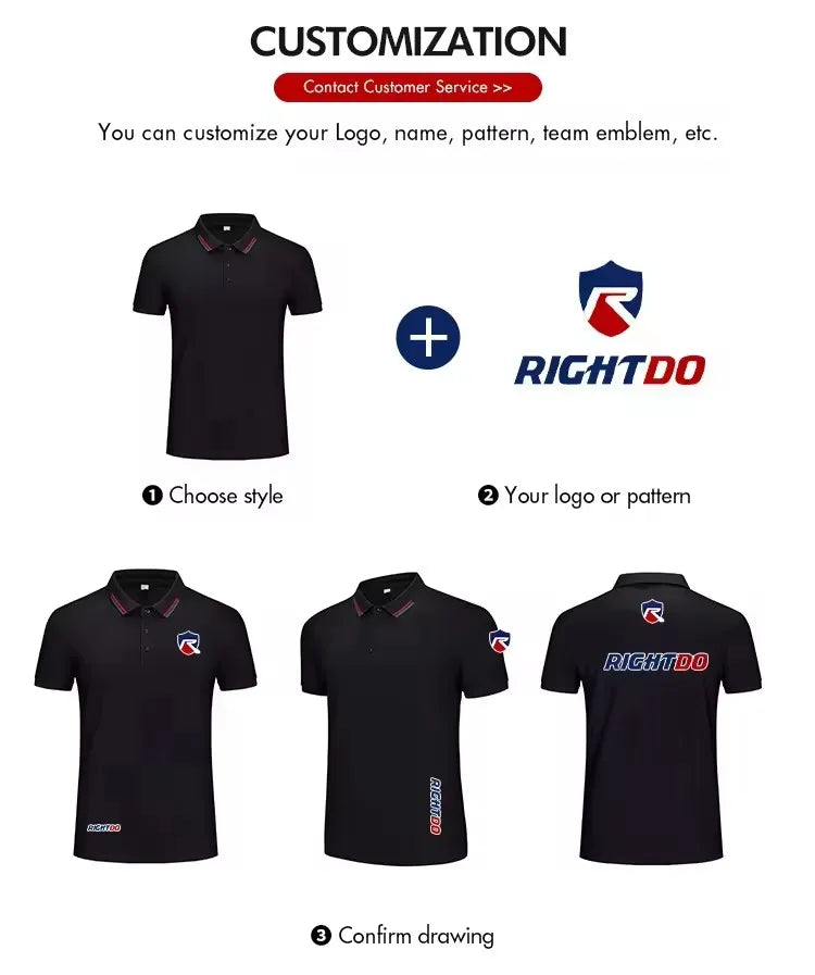 Custom Polo T-Shirts for Uniforms & Teams (Logo Ready)