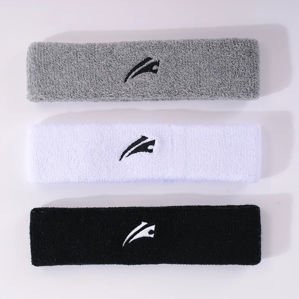Custom Cotton Sports Headband with Logo | Sweat Guide for Gym