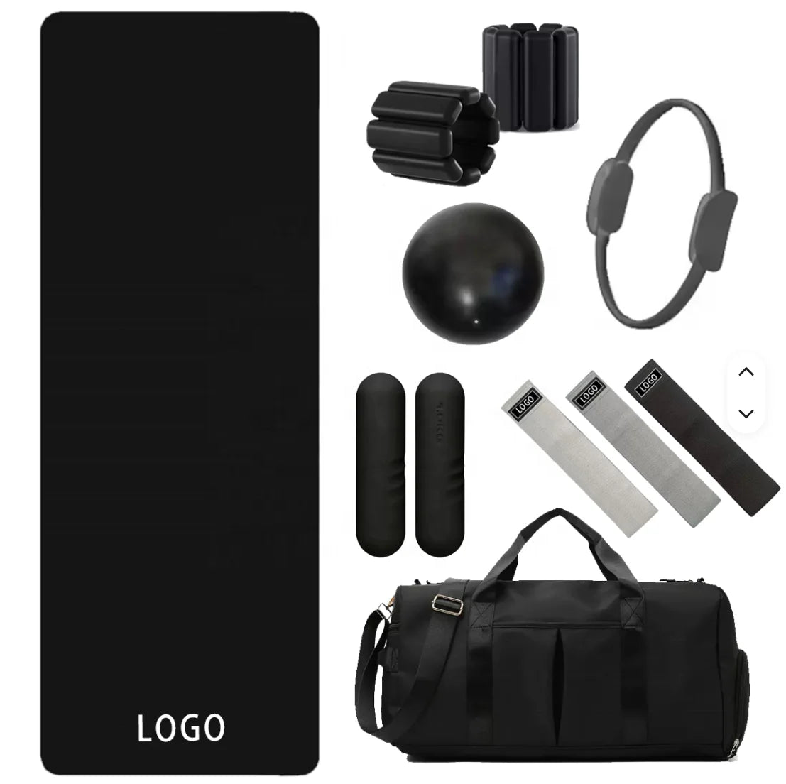 Custom 12-in-1 Pilates Kit with Logo | Ready to Ship